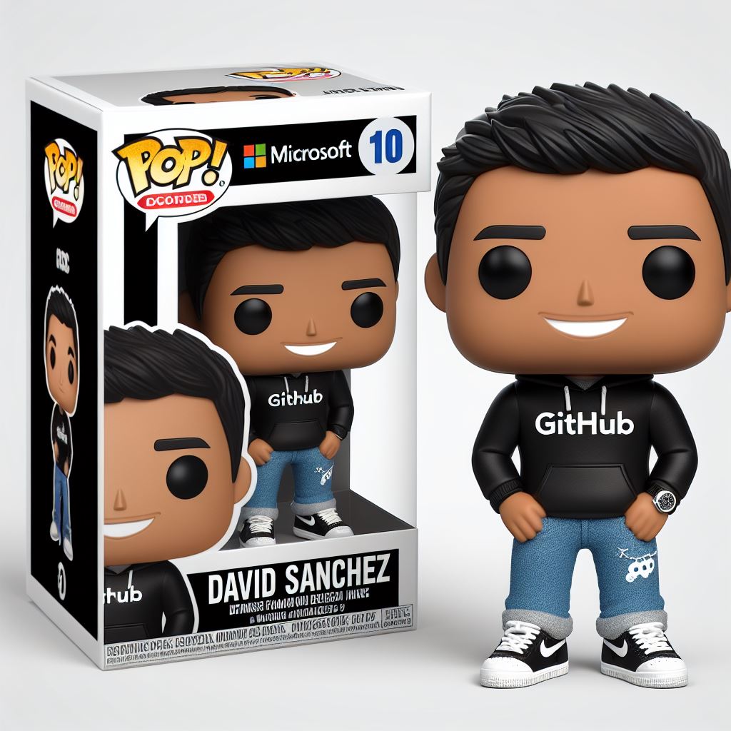 David's Funko Pop Limited Edition Back at Microsoft